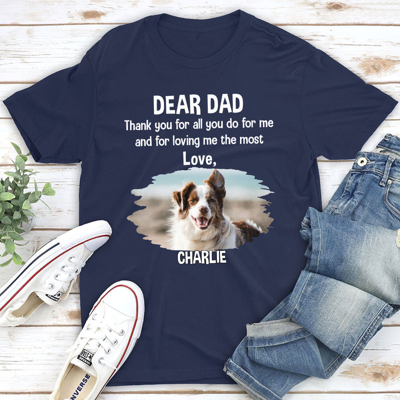 Mom Thanks For Your Love - Personalized Custom Unisex T-shirt