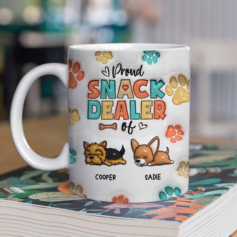 Proud Snack Dealer - Personalized Custom 3D Inflated Effect Mug