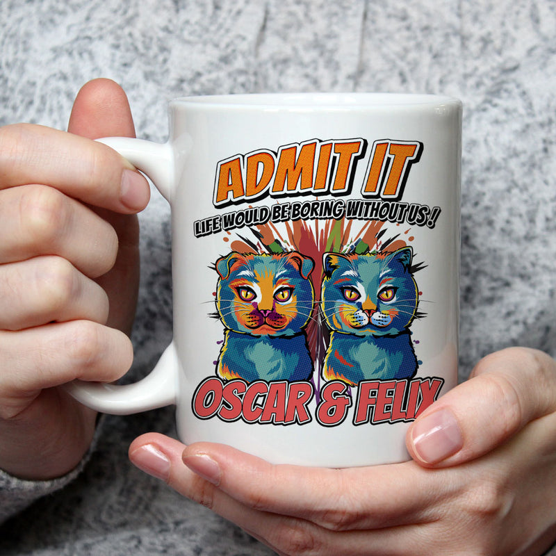 Must Be Boring - Personalized Custom Coffee Mug