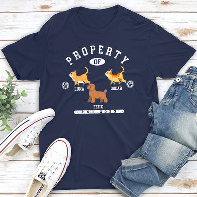 Pet Property- Personalized Custom Premium T-shirt