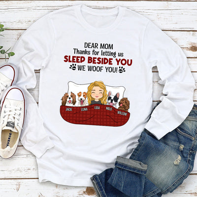 Letting Me Sleep Beside You - Personalized Custom Long Sleeve T-shirt