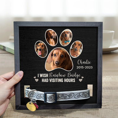 Paw Prints - Personalized Custom Collar Frame