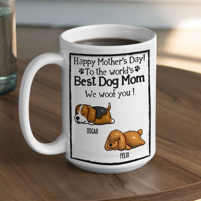 Best Dog Dad - Personalized Custom 3D Inflated Effect Mug