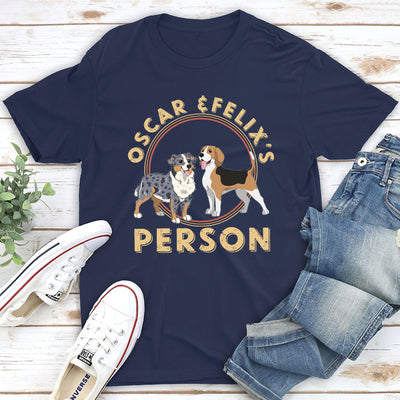 Me And My Person - Personalized Custom Premium T-shirt