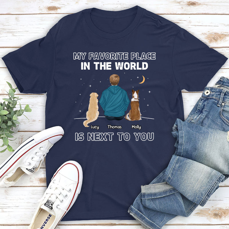 My Favorite Place - Personalized Custom Unisex T-shirt