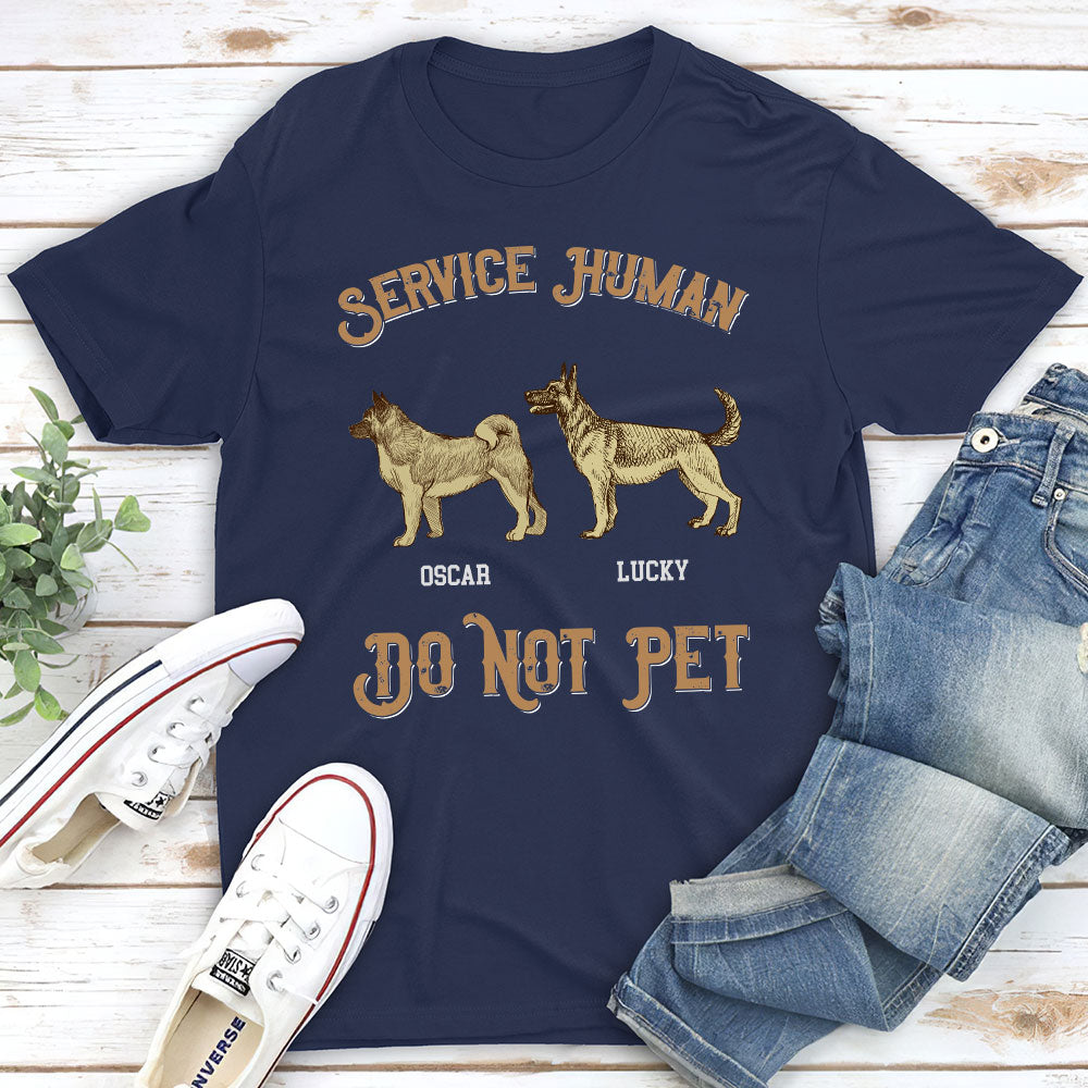 Service Human Vintage - Personalized Custom Premium T-shirt