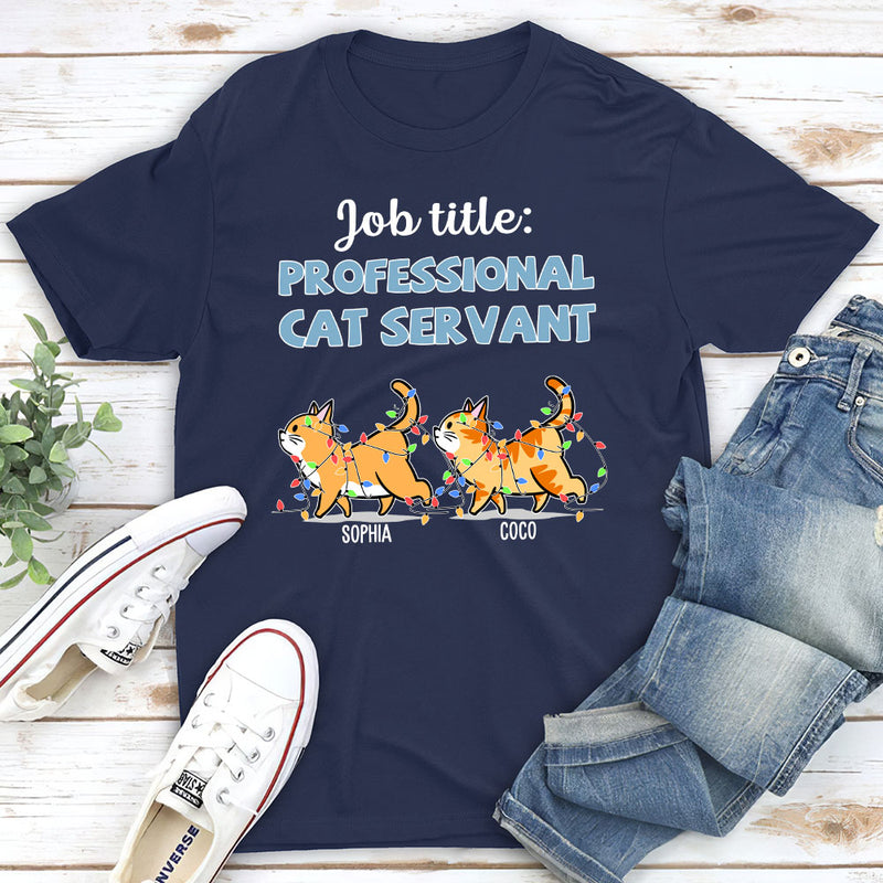 Professional Cat Servant 2 - Personalized Custom Unisex T-shirt