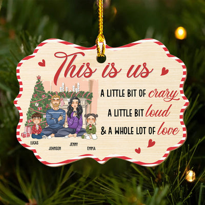 A Whole Of Love - Personalized Custom 1-layered Wood Ornament