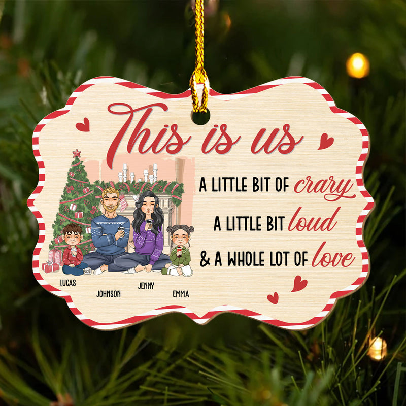 A Whole Of Love - Personalized Custom 1-layered Wood Ornament