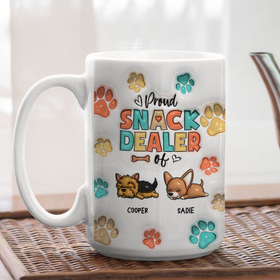 Proud Snack Dealer - Personalized Custom 3D Inflated Effect Mug