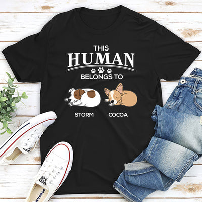 Belongs To My Furbaby - Personalized Custom Unisex T-shirt