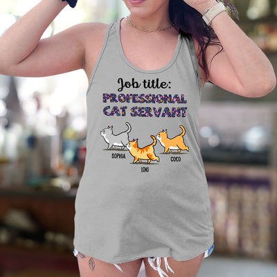 Professional Cat Servant - Personalized Custom Women's Tank