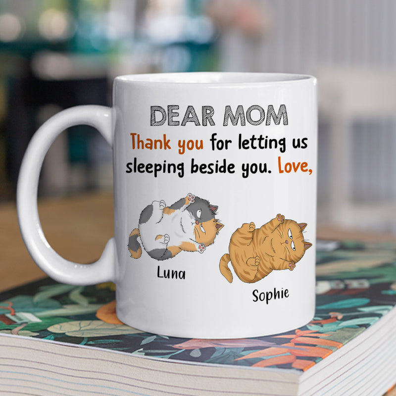 Sleeping Beside You - Personalized Custom Coffee Mug