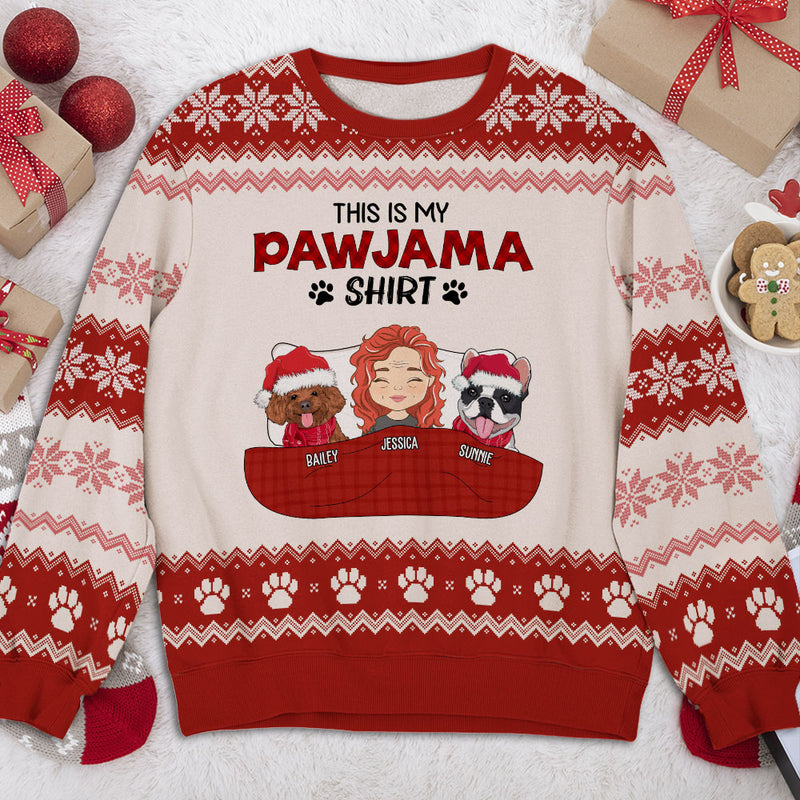 Pawjama Shirt - Personalized Custom All-Over-Print Sweatshirt