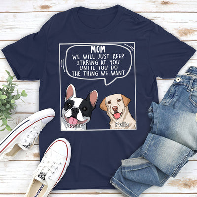 Dogs Will Just 2 - Personalized Custom Unisex T-shirt