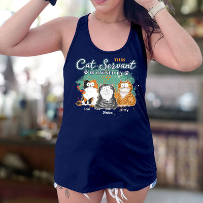 This Cat Servant - Personalized Custom Women's Tank