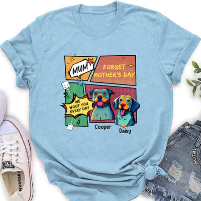 Pop Art We Woof You Every Day - Personalized Custom Women's T-shirt