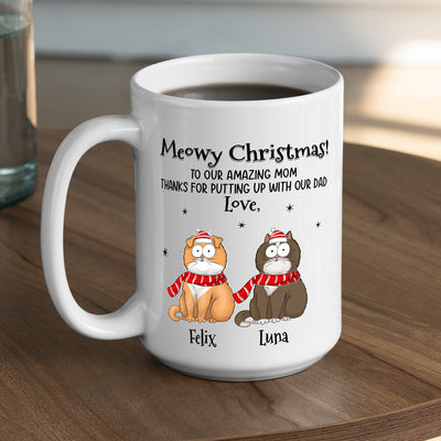 Amazing Christmas With Dog - Personalized Custom Coffee Mug