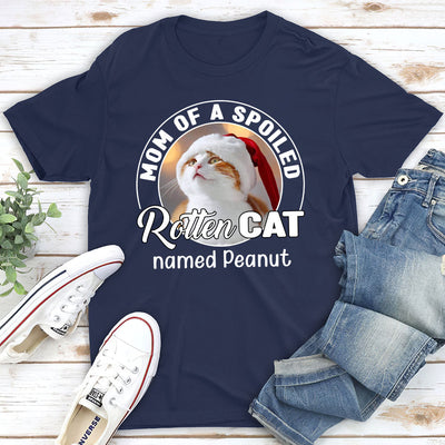 Spoiled Rotten Cats Photo - Personalized Custom Unisex T-shirt