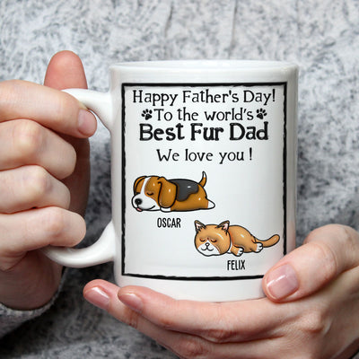 Love Pet Dad - Personalized Custom 3D Inflated Effect Mug