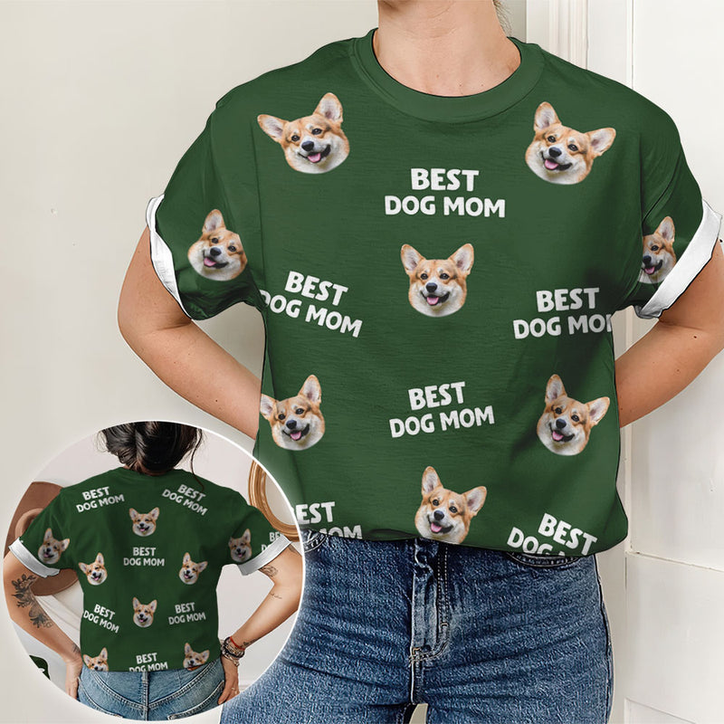 Best Mom Dad Pet Face - Personalized Custom All-over-print T-shirt