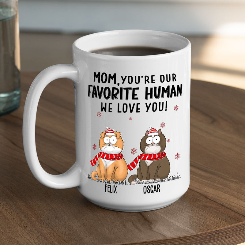 Favorite Human We Love - Personalized Custom Coffee Mug