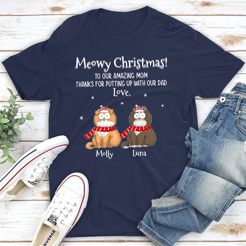 Amazing Christmas With Dog - Personalized Custom Unisex T-shirt