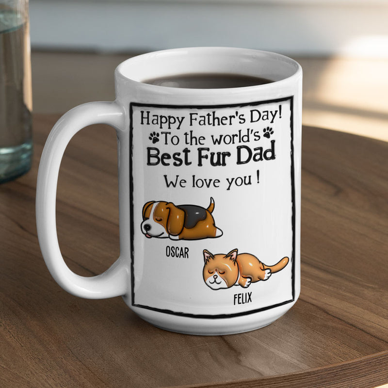 Love Pet Dad - Personalized Custom 3D Inflated Effect Mug