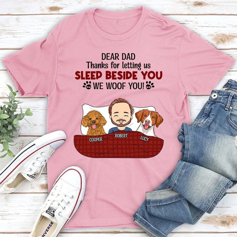 Letting Me Sleep Beside You - Personalized Custom Unisex T-shirt