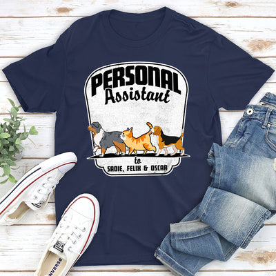 Pets Personal Assistant - Personalized Custom Unisex T-shirt