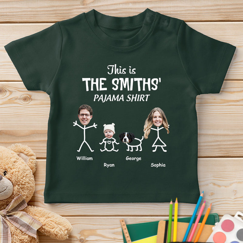 Family Christmas Shirt - Personalized Custom Youth T-shirt