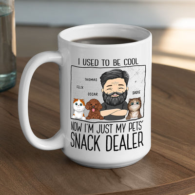 Just A Pet Snack Dealer - Personalized Custom Coffee Mug