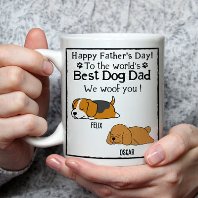 You Are The Best Dog Dad Ever - Personalized Custom Coffee Mug