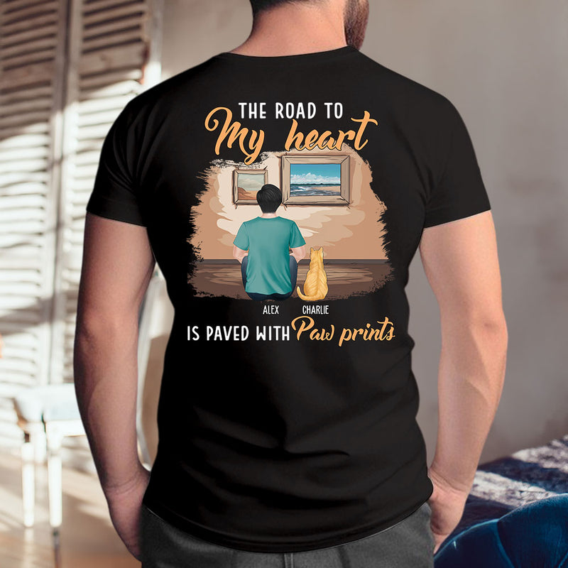 My Paw Prints - Personalized Custom Unisex T-shirt