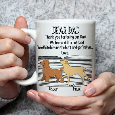 Thank You For Being Our Parents - Personalized Custom Coffee Mug