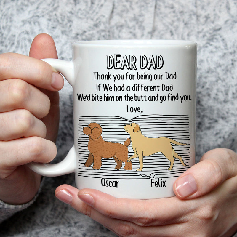 Thank You For Being Our Parents - Personalized Custom Coffee Mug