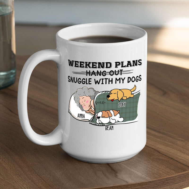 Hang Out Or Snuggle - Personalized Custom Coffee Mug