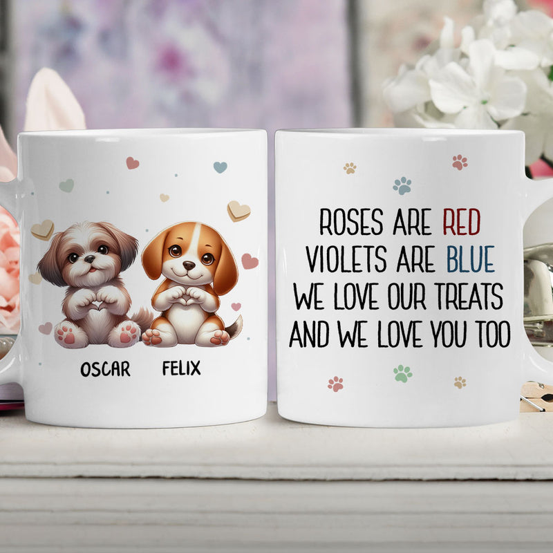 I Love My Treats And You - Personalized Custom Coffee Mug