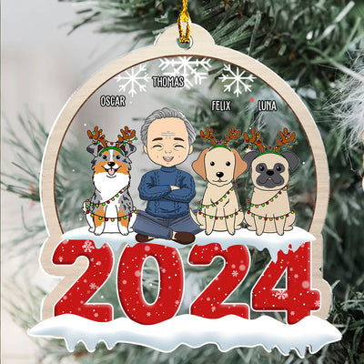 Pet Crystal Snow Globe - Personalized Custom Acrylic Ornament