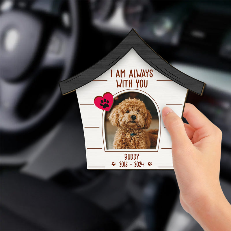 I Am With You - Personalized Custom Car Visor Clip