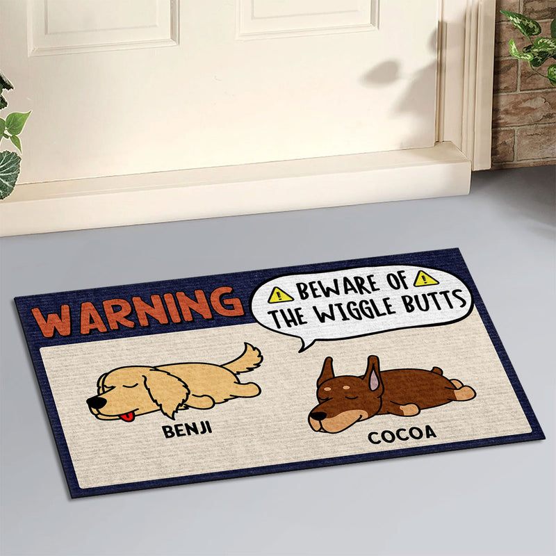 The Wiggle Butt - Personalized Custom Doormat