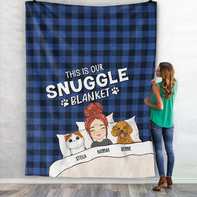 Snuggle Blanket - Personalized Custom Fleece Blanket