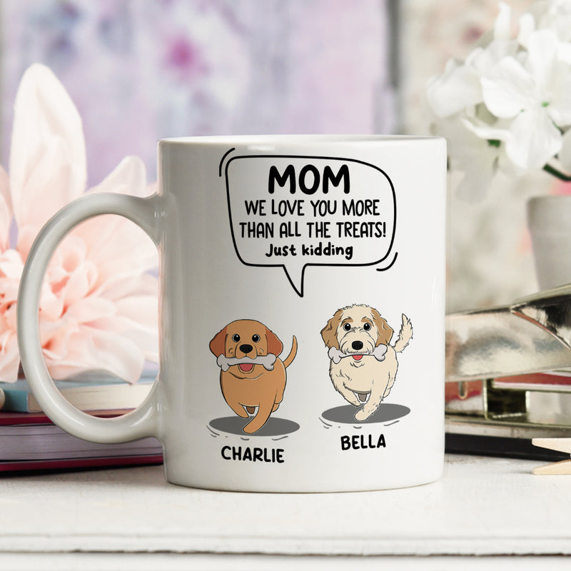 Dog Just Kidding - Personalized Custom Coffee Mug