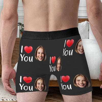 Property Of - Personalized Photo Men's Boxer Briefs