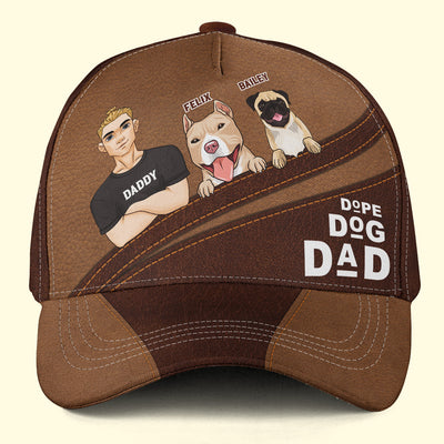 Dope Dog Dad - Personalized Custom Cap