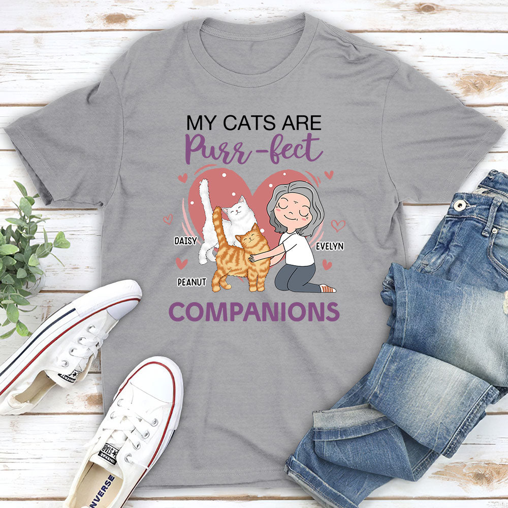 Cats Are Purrfect - Personalized Custom Unisex T-shirt 