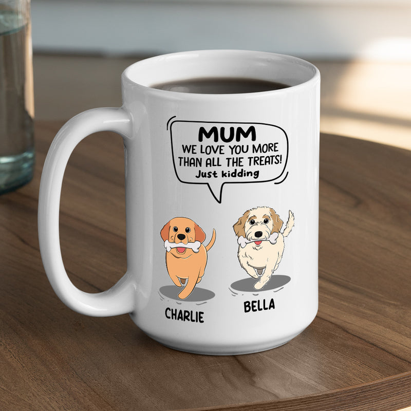 Dog Just Kidding - Personalized Custom Coffee Mug