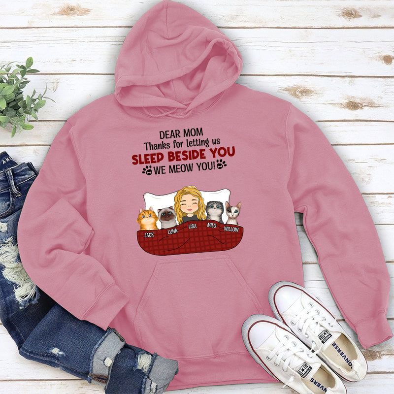 Sleeping Beside You - Personalized Custom Hoodie