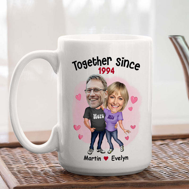 Together Since - Personalized Custom Coffee Mug