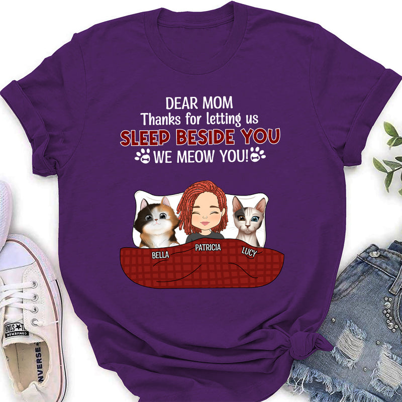 Let Me Sleep Beside You - Personalized Custom Women&